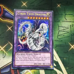 Yugioh! Cyber Twin Dragon SDCR-EN037 Ultra Rare 1st Edition VLP - Image 1