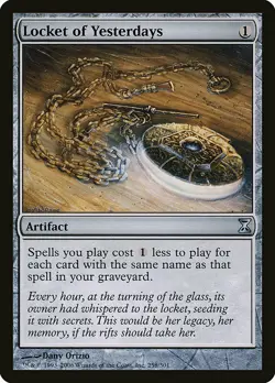 1x Locket of Yesterdays - NM English MTG - Timespiral - Image 1