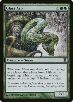 1x Glass Asp - NM English MTG - Timespiral - Image 1
