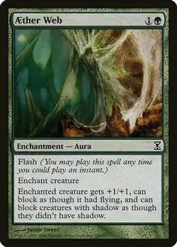1x AEther Web - NM English MTG - Timespiral - Image 1