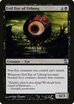 1x Evil Eye of Urborg - NM English MTG - Timespiral - Image 1