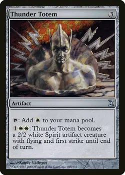 1x Thunder Totem - NM English MTG - Timespiral - Image 1