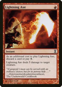 1x Lightning Axe - NM English MTG - Timespiral - Image 1
