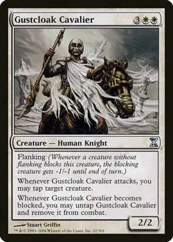 1x Gustcloak Cavalier - NM English MTG - Timespiral - Image 1