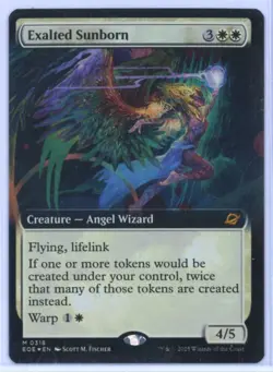 MtG EOE Exalted Sunborn #318 Extended Art FOIL - Image 1