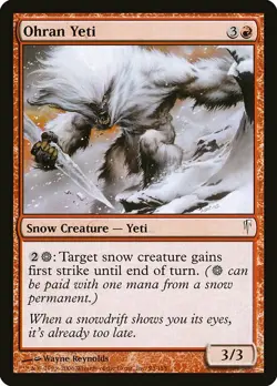 1x Ohran Yeti NM English MTG - Coldsnap - Image 1