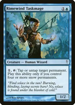 1x Rimewind Taskmage NM English MTG - Coldsnap - Image 1