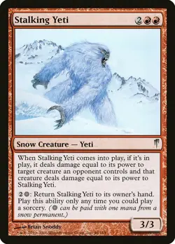 1x Stalking Yeti NM English MTG - Coldsnap - Image 1