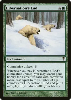 1x Hibernation's End MP English MTG - Coldsnap - Image 1