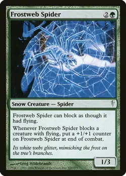 1x Frostweb Spider NM English MTG - Coldsnap - Image 1