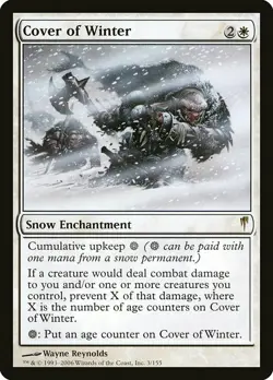 1x Cover of Winter NM English MTG - Coldsnap - Image 1