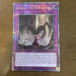 Songs of the Dominators (QCR) Yugioh Quarter Century Rare Alliance Insight ALIN - Image 4
