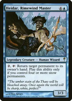 1x Heidar, Rimewind Master NM English MTG - Coldsnap - Image 1