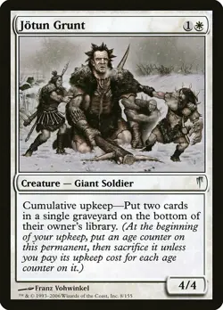 1x Jotun Grunt NM English MTG - Coldsnap - Image 1