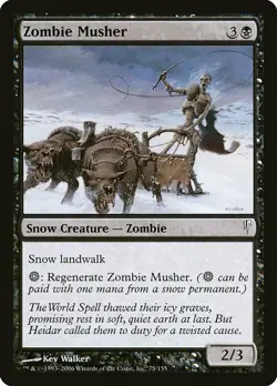 1x Zombie Musher NM English MTG - Coldsnap - Image 1