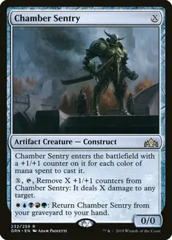 1x Chamber Sentry - NM English MTG - Guilds of Ravnica - Image 1