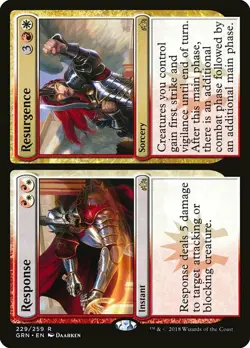 1x Response // Resurgence - NM English MTG - Guilds of Ravnica - Image 1