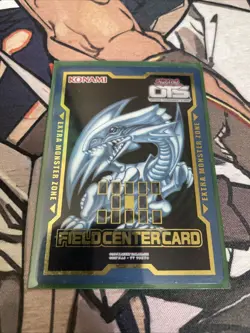 RARE Blue-Eyes White Dragon - OTS Field Center Card Token Yugioh Official Promo - Image 1