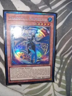 YUGIOH JUSH-EN002 Dracotail Faimena Collector's Rare 1st Edition - Image 3