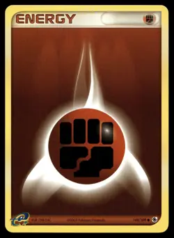 FIGHTING ENERGY 105/109 COMMON RUBY & SAPPHIRE POKEMON - Image 1