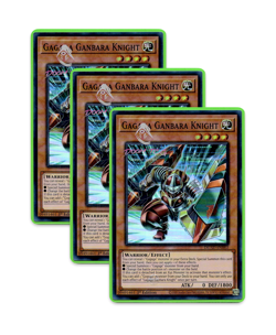 Yugioh! Gagaga Ganbara Knight DUAD-EN002 (Super Rare) 1st Ed - Image 1