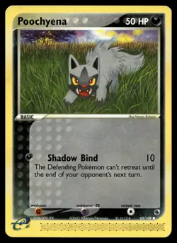 POOCHYENA 65/109 COMMON RUBY & SAPPHIRE POKEMON - Image 1