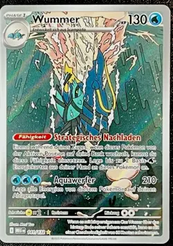 Wummer 141/132 MEG Illustration Rare Pokemon Karte Mega Entwicklung DE Near Mint - Image 1