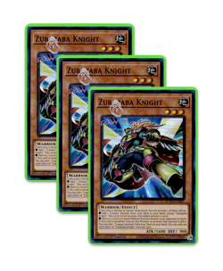 Yugioh! Zubababa Knight DUAD-EN001 (Super Rare) 1st Ed 3x - Image 1