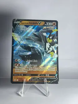 Rapid Strike Urshifu V JUMBO Card - SWSH107 Black Star Promo Pokemon TCG NM - Image 1