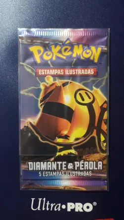 2007 Pokemon TCG Diamond & Pearl Booster Pack Portuguese Electivire SEALED / NEW - Image 1