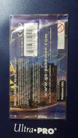 2007 Pokemon TCG Diamond & Pearl Booster Pack Portuguese Electivire SEALED / NEW - Image 2