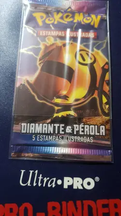 2007 Pokemon TCG Diamond & Pearl Booster Pack Portuguese Electivire SEALED / NEW - Image 4