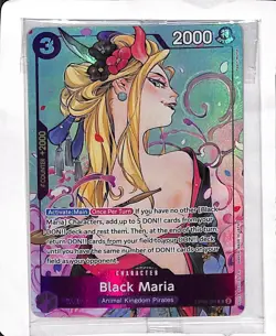 OP08-074 Black Maria One Piece Illustration Box Vol. 2 Promo SEALED English NM - Image 1