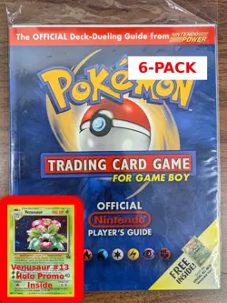 6-PACK Sealed Venusaur #13 Black Star Promo Holo Rare Pokemon Card WOTC - Image 1