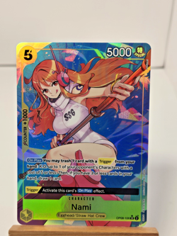 One Piece Card Game Nami OP08-106 SR Alt Art NAmi - Image 1