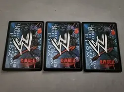 WWE Raw Deal McMAHON-ICIDE SHANE O'MAC EUGENE 3 CARD SET GAB - Image 2