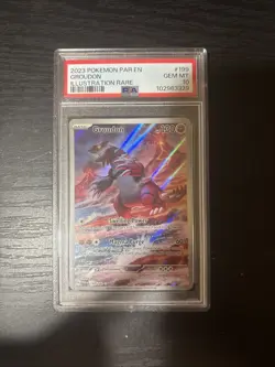 2023 Pokemon Groudon Illustration Rare PSA 10 Gem MT Card - Image 1