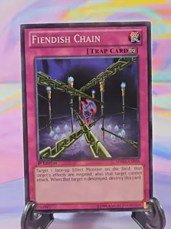 Yu-Gi-Oh TCG Card | Fiendish Chain SDWA-EN036 First Edition - Image 1