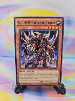 Yu-Gi-Oh TCG Card | Evil HERO Infernal Gainer BP03-EN032 First Edition - Image 1