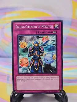 Yu-Gi-Oh TCG Card | Sealing Ceremony of Mokuton EXVC-EN077 First Edition - Image 1