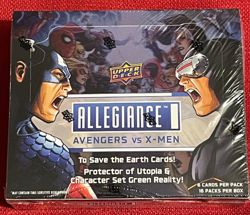 2023 UD Marvel Allegiance Avengers vs X-Men Sealed Hobby Box Sketch PMG Hologram - Image 1