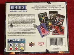 2023 UD Marvel Allegiance Avengers vs X-Men Sealed Hobby Box Sketch PMG Hologram - Image 2