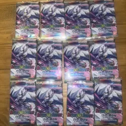 12 Packs of Digimon Cards Resurgence Booster Packs Each Contains 12 Cards Sealed - Image 1