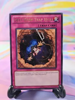 Yu-Gi-Oh TCG Card | Deep Dark Trap Hole PHSW-EN078 - Image 1