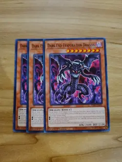 Yu-Gi-Oh - Dark End Evaporation Dragon 3X - Full Playset - Image 1