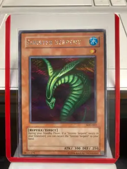 Yugioh - Sinister Serpent - SDD-002 - Prismatic Secret Rare - Used - Image 1