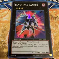 Yugioh Black Ray Lancer PHSW-EN040 1st Edition NM - Image 1