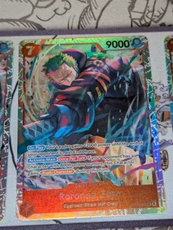 Roronoa Zoro EB04-007 SR Super Rare Playset x4 One Piece TCG OP15 English NM - Image 5
