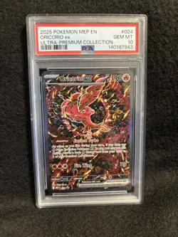 2025 Pokemon—Oricorio EX #024 Mega Evolution—Black Star Promo Holo PSA 10 - Image 1