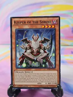 Yu-Gi-Oh TCG Card | Keeper of the Shrine SDKS-EN018 First Edition - Image 1